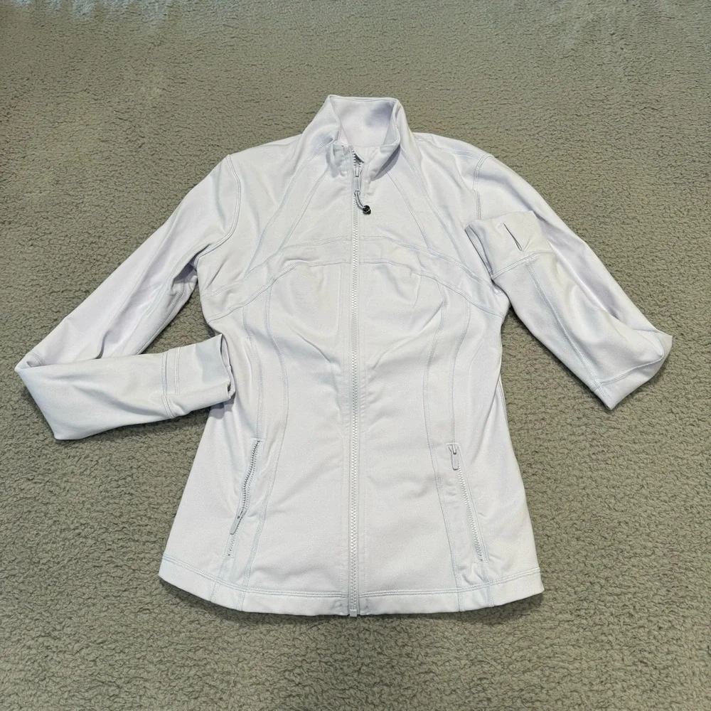 Lululemon Define Jacket *LuonPastel Blue Size 8 Yoga